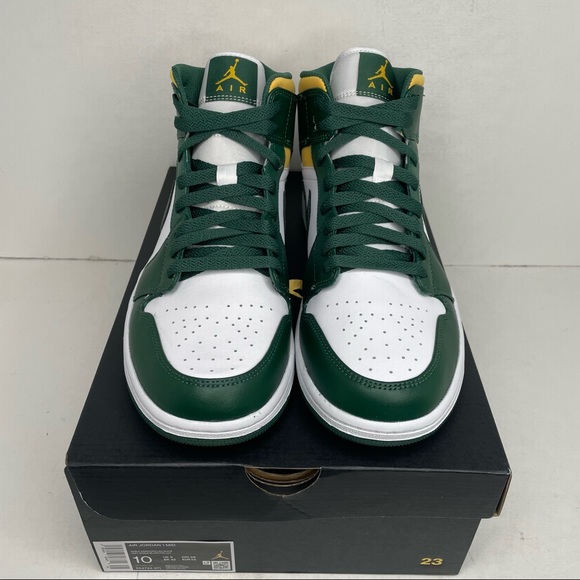Nike Air Jordan 1 Retro Mid “Sonics” NEW 2022 - Picture 2 of 4